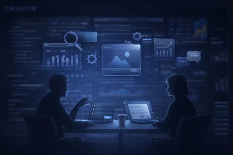 商務洽談示意圖